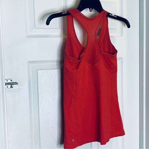 Lululemon Red Racerback Tank Size 4 - Picture 4 of 8